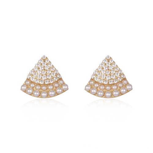 925 Silver Triangle Shape Earrings